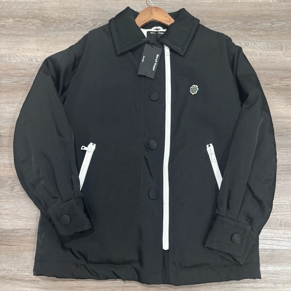 Meryll Rogge Quilted Padded Jacket in Black